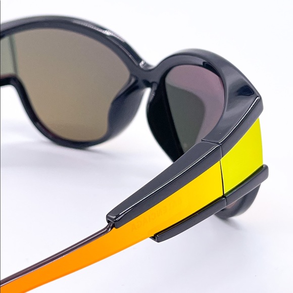 NEW BB0038SA 004 UNISEX BALENCIAGA SUNGLASSES BB0038S ORANGE - Picture 8 of 12